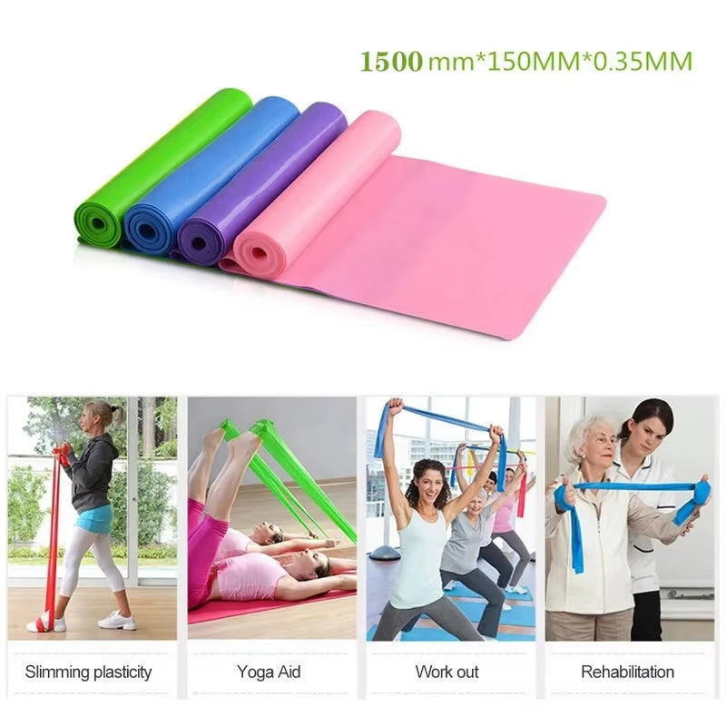 Yoga Physiotherapy Elastic Band, Gym Resistance Band, Sports Stretching Training Rope, Pilates Stretching Film, Fitness Equiment